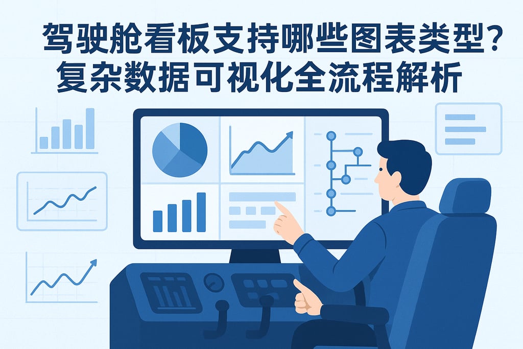 驾驶舱看板支持哪些图表类型？复杂数据可视化全流程解析