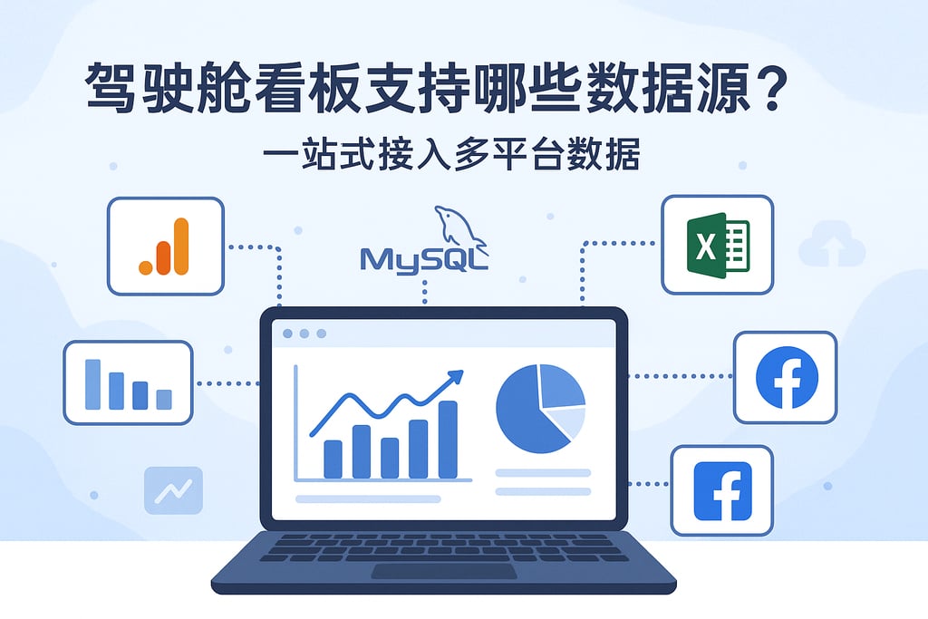 驾驶舱看板支持哪些数据源？一站式接入多平台数据