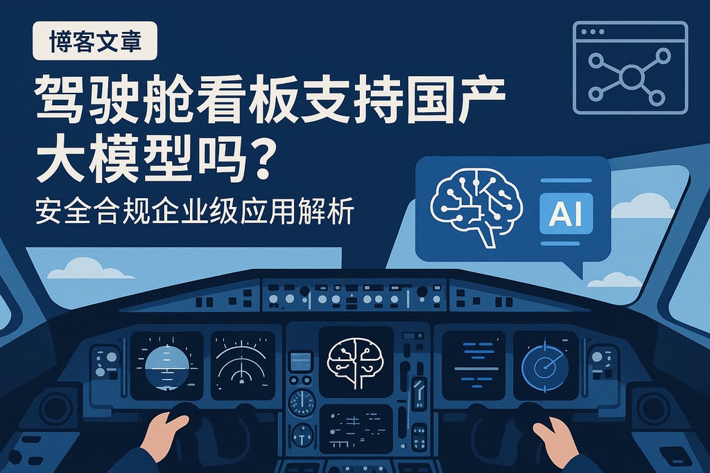 驾驶舱看板支持国产大模型吗？安全合规企业级应用解析
