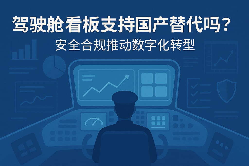 驾驶舱看板支持国产替代吗？安全合规推动数字化转型