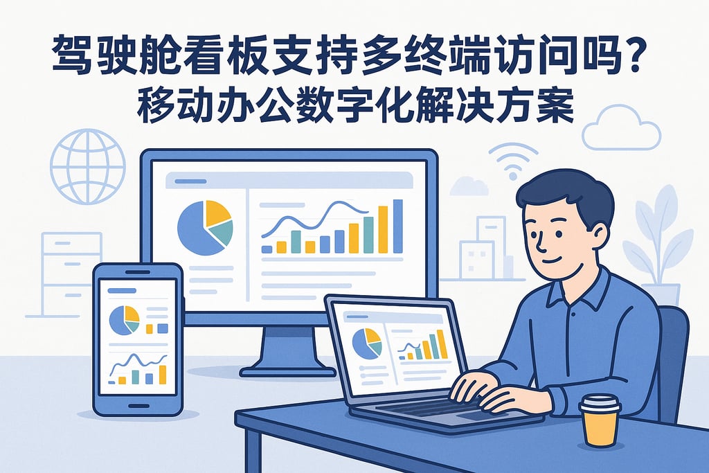 驾驶舱看板支持多终端访问吗？移动办公数字化解决方案