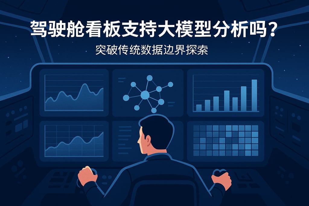 驾驶舱看板支持大模型分析吗？突破传统数据边界探索