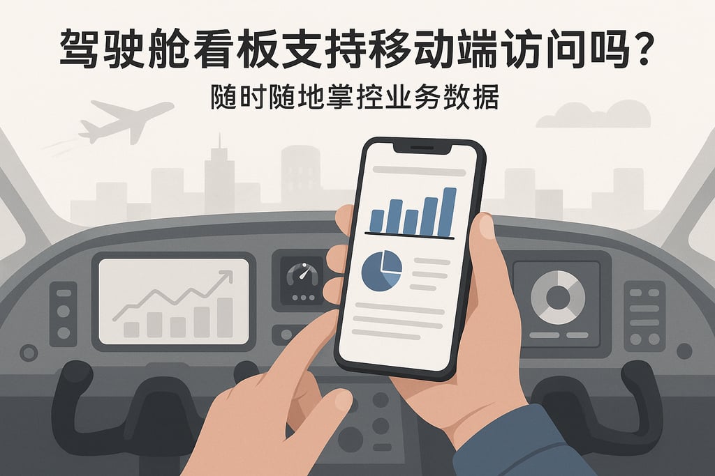 驾驶舱看板支持移动端访问吗？随时随地掌控业务数据