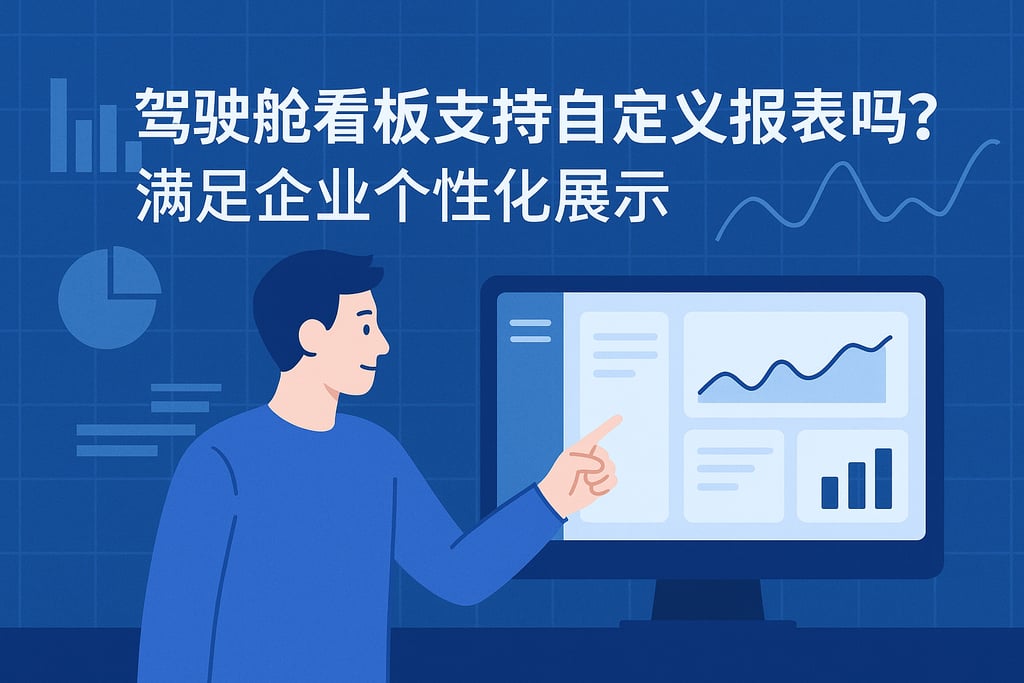 驾驶舱看板支持自定义报表吗？满足企业个性化展示