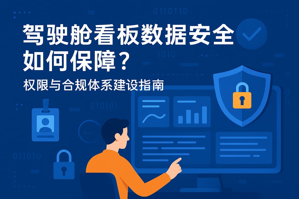驾驶舱看板数据安全如何保障？权限与合规体系建设指南