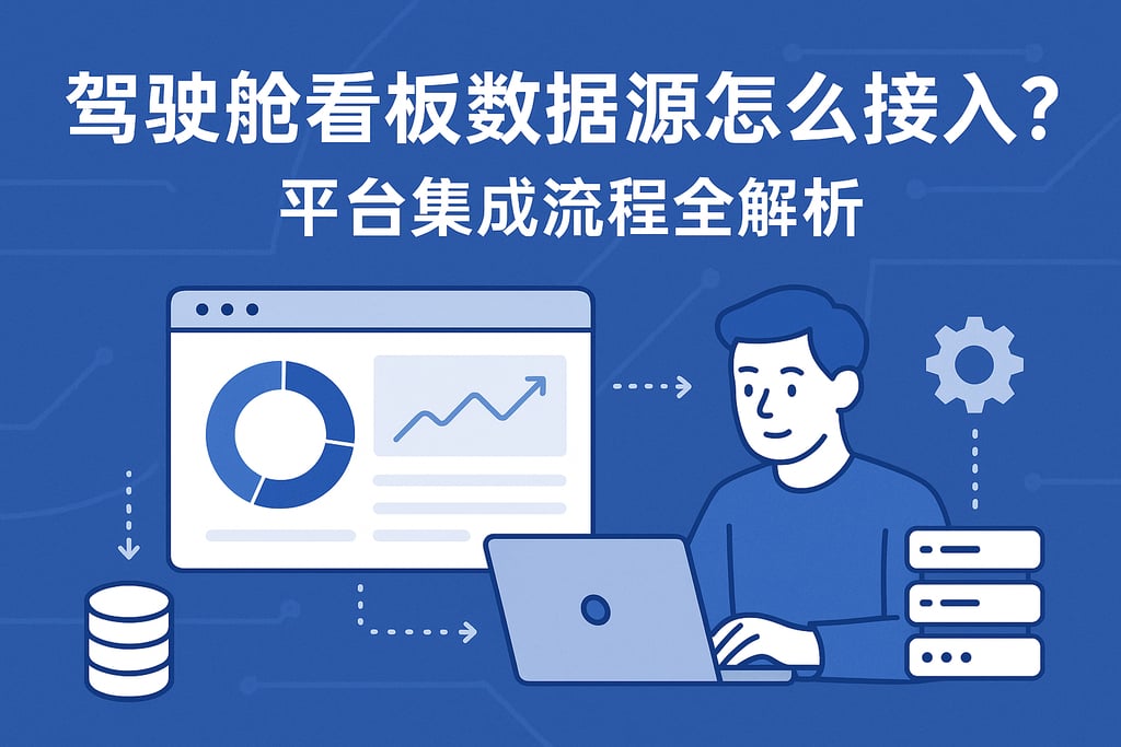 驾驶舱看板数据源怎么接入？平台集成流程全解析