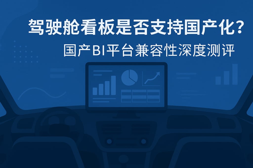 驾驶舱看板是否支持国产化？国产BI平台兼容性深度测评