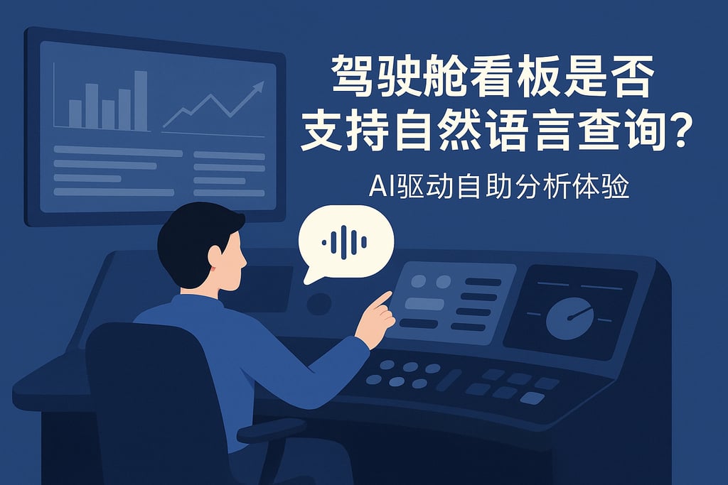 驾驶舱看板是否支持自然语言查询？AI驱动自助分析体验