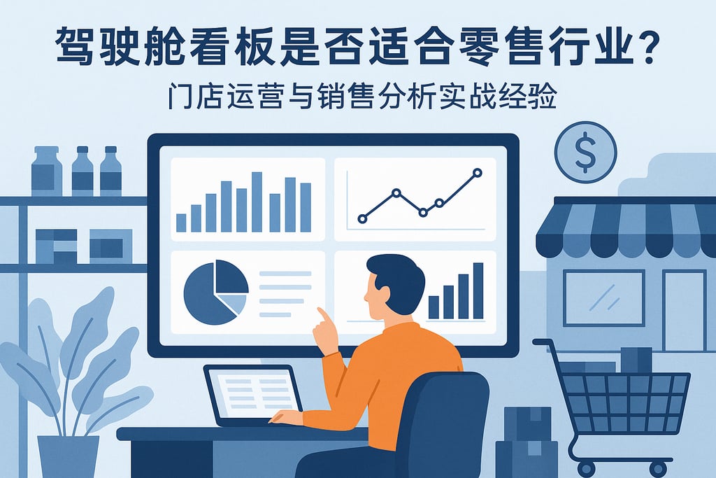 驾驶舱看板是否适合零售行业？门店运营与销售分析实战经验