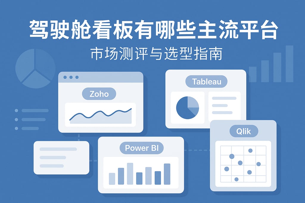 驾驶舱看板有哪些主流平台？市场测评与选型指南