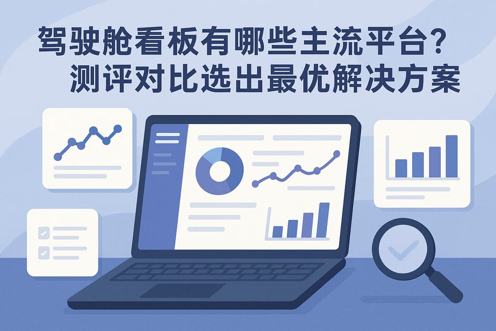驾驶舱看板有哪些主流平台？测评对比选出最优解决方案