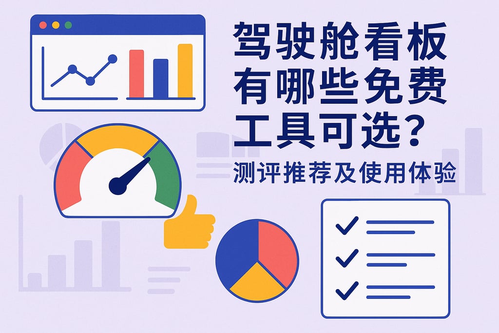 驾驶舱看板有哪些免费工具可选？测评推荐及使用体验