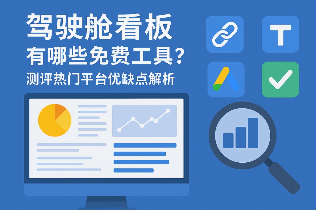 驾驶舱看板有哪些免费工具？测评热门平台优缺点解析