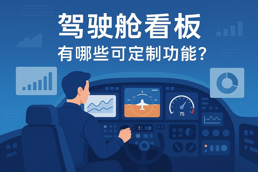 驾驶舱看板有哪些可定制功能？灵活适应企业多样需求