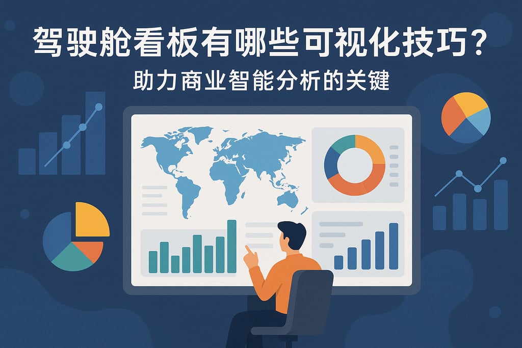 驾驶舱看板有哪些可视化技巧？助力商业智能分析的关键