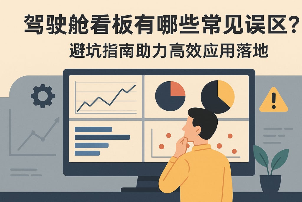 驾驶舱看板有哪些常见误区？避坑指南助力高效应用落地
