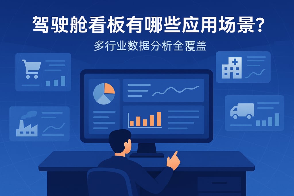 驾驶舱看板有哪些应用场景？多行业数据分析全覆盖