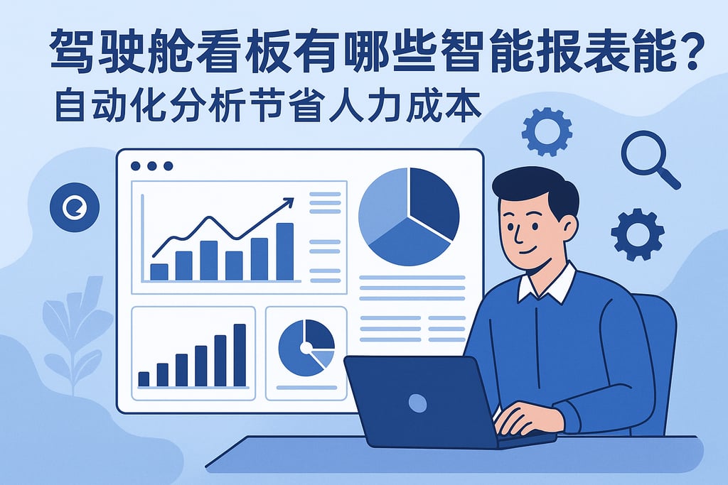 驾驶舱看板有哪些智能报表功能？自动化分析节省人力成本