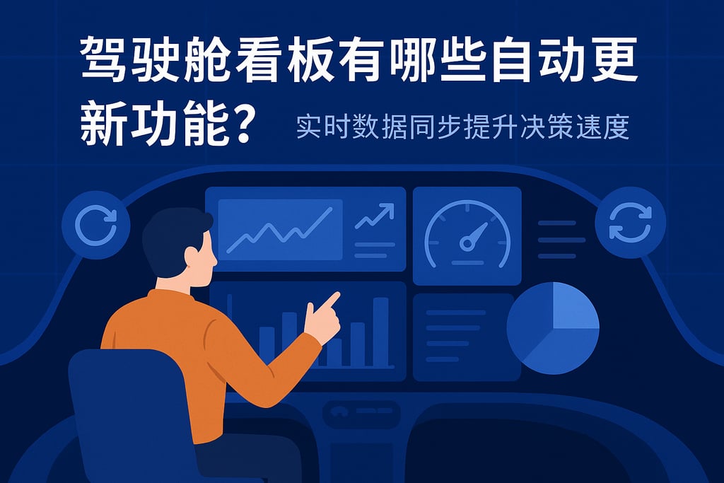 驾驶舱看板有哪些自动更新功能？实时数据同步提升决策速度