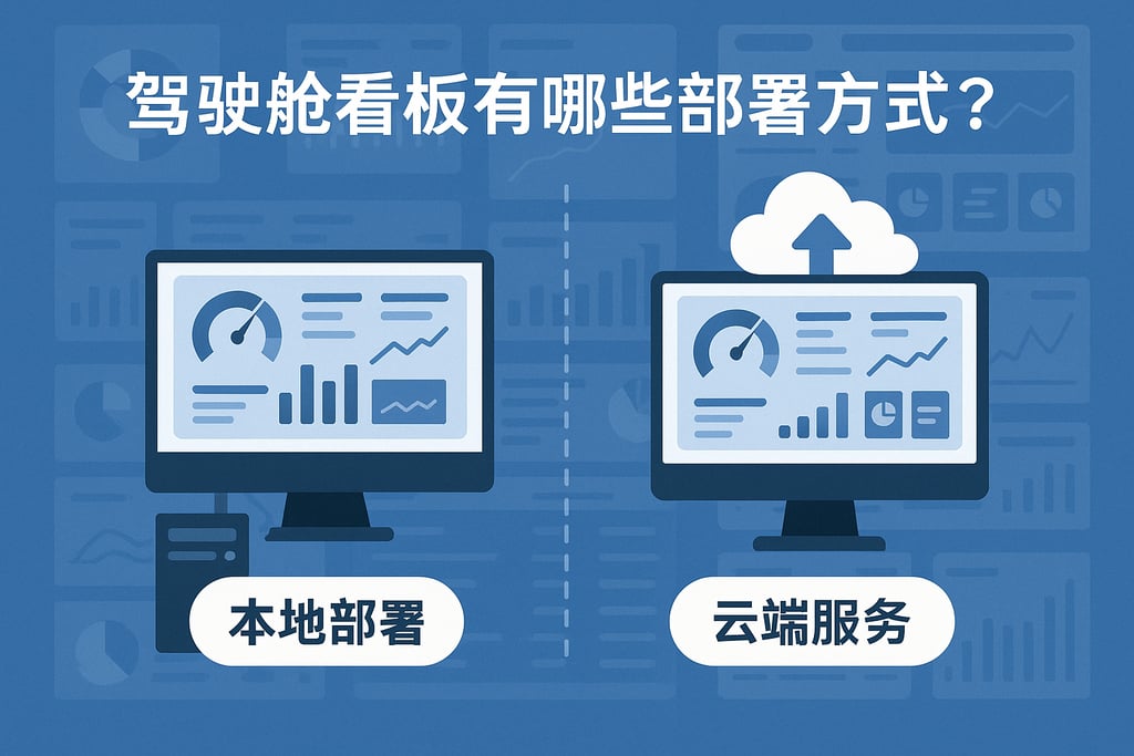 驾驶舱看板有哪些部署方式？本地部署与云端服务对比