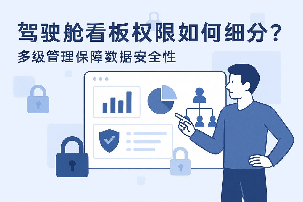 驾驶舱看板权限如何细分？多级管理保障数据安全性