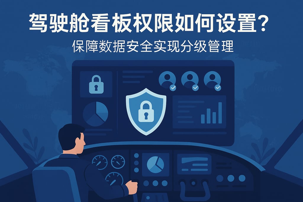 驾驶舱看板权限如何设置？保障数据安全实现分级管理