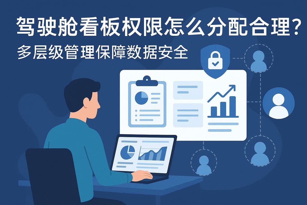 驾驶舱看板权限怎么分配合理？多层级管理保障数据安全