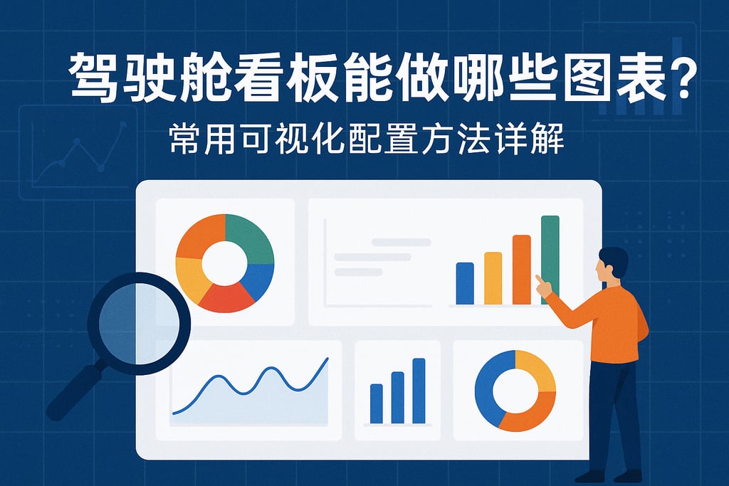 驾驶舱看板能做哪些图表？常用可视化配置方法详解