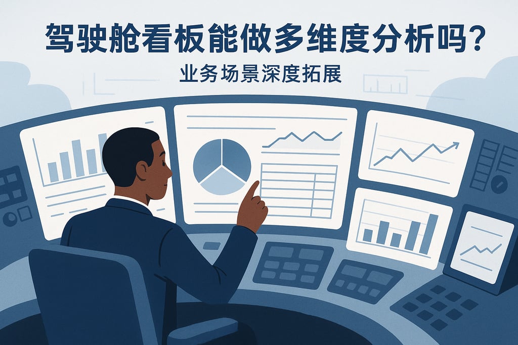 驾驶舱看板能做多维度分析吗？业务场景深度拓展