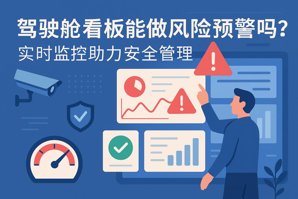 驾驶舱看板能做风险预警吗？实时监控助力安全管理
