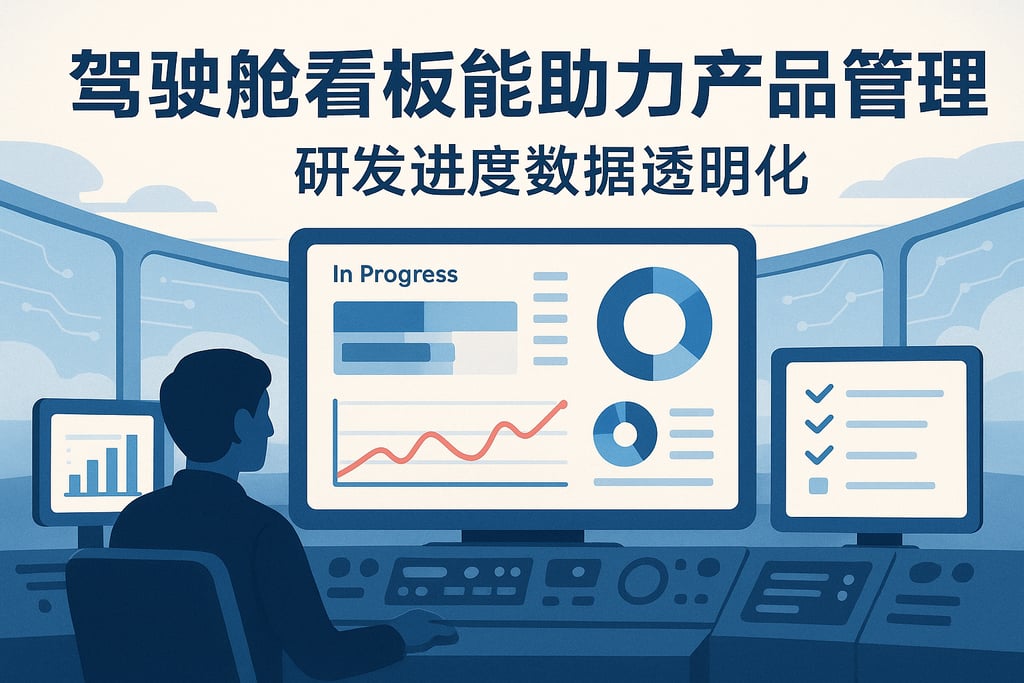 驾驶舱看板能助力产品管理吗？研发进度数据透明化