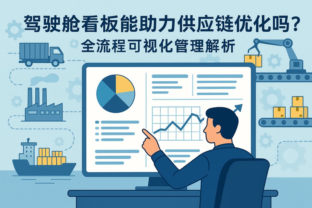 驾驶舱看板能助力供应链优化吗？全流程可视化管理解析