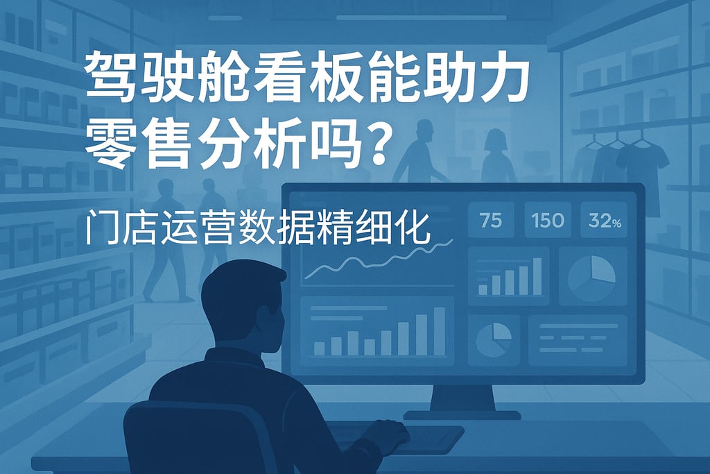 驾驶舱看板能助力零售分析吗？门店运营数据精细化