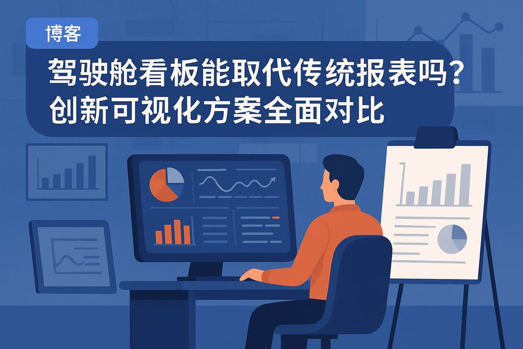 驾驶舱看板能取代传统报表吗？创新可视化方案全面对比