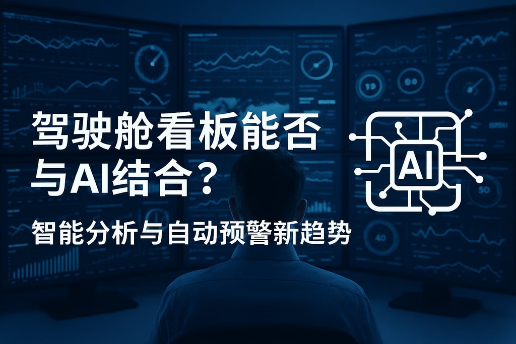 驾驶舱看板能否与AI结合？智能分析与自动预警新趋势