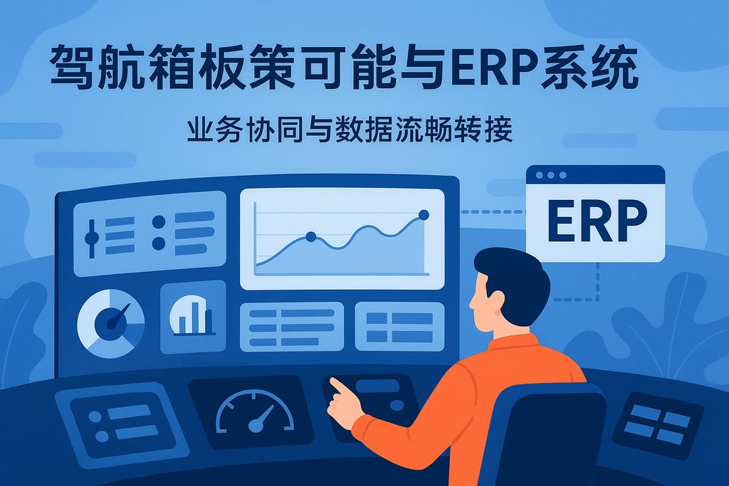 驾驶舱看板能否与ERP系统集成？业务协同与数据流畅衔接