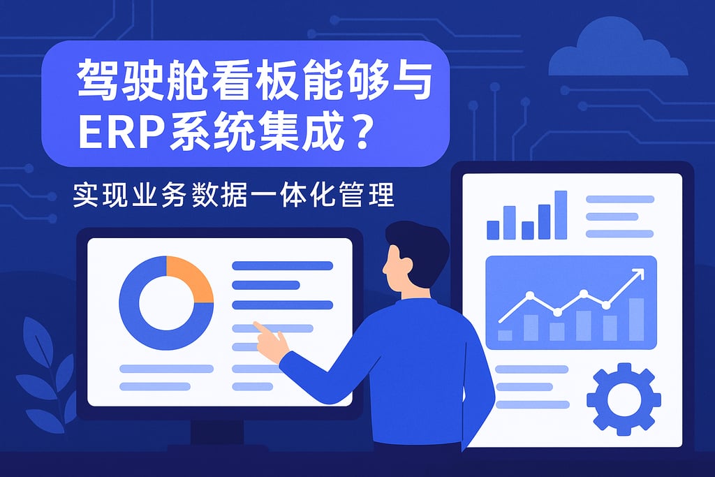 驾驶舱看板能否与ERP系统集成？实现业务数据一体化管理
