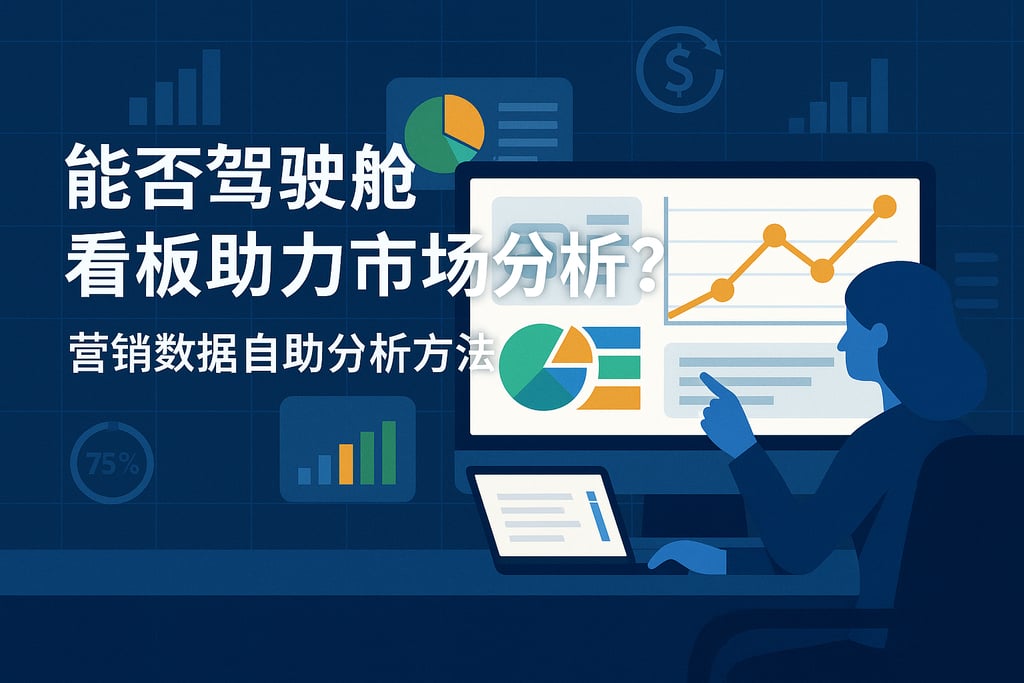 驾驶舱看板能否助力市场分析？营销数据自助分析方法