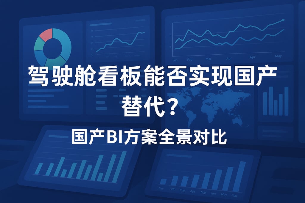 驾驶舱看板能否实现国产替代？国产BI方案全景对比