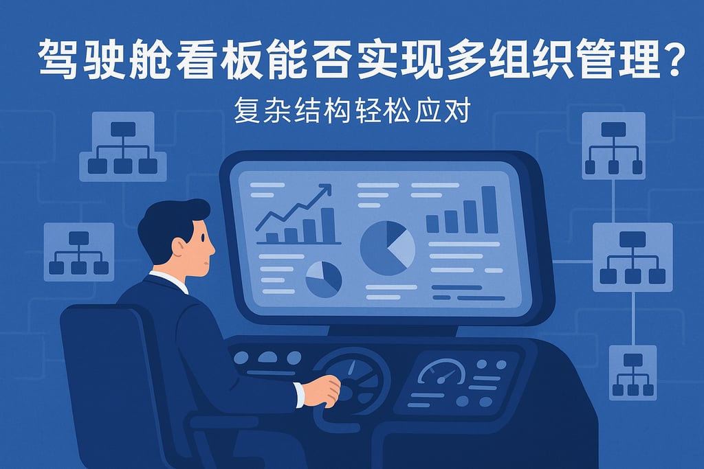驾驶舱看板能否实现多组织管理？复杂结构轻松应对