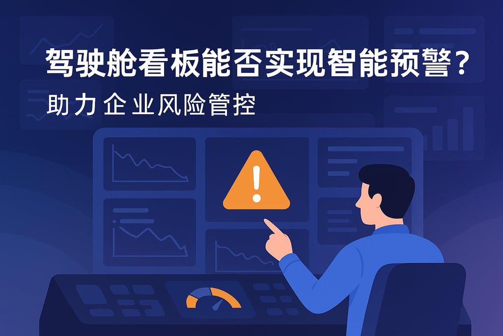 驾驶舱看板能否实现智能预警？助力企业风险管控