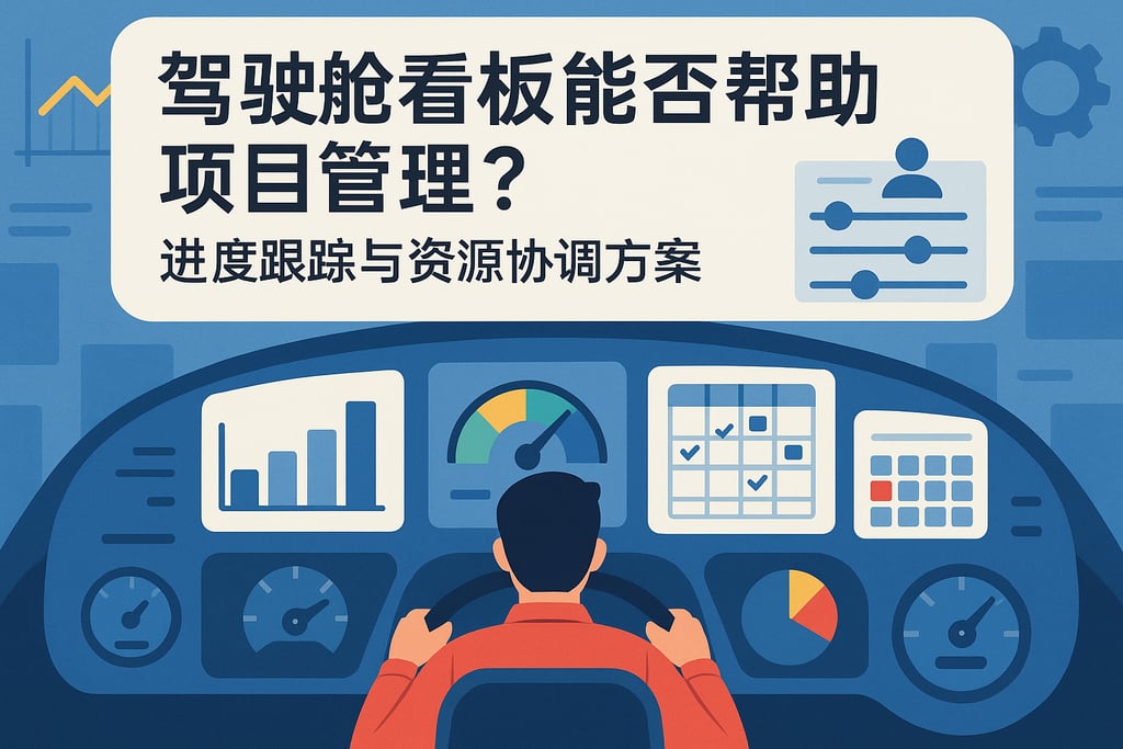 驾驶舱看板能否帮助项目管理？进度跟踪与资源协调方案