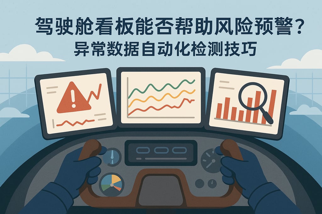 驾驶舱看板能否帮助风险预警？异常数据自动化检测技巧