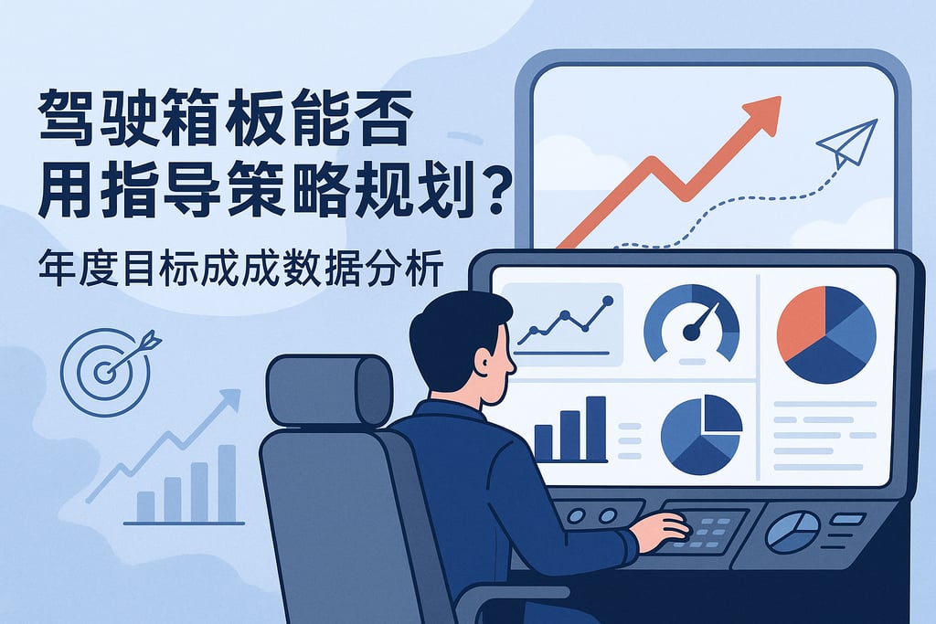 驾驶舱看板能否指导战略规划？年度目标达成数据分析