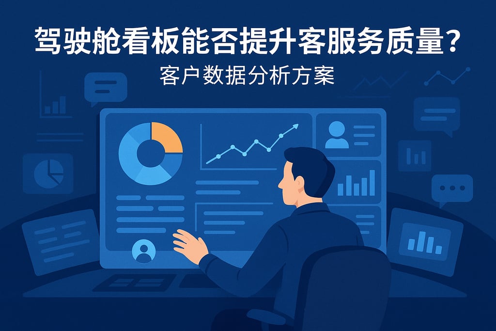 驾驶舱看板能否提升客户服务质量？客户数据分析方案