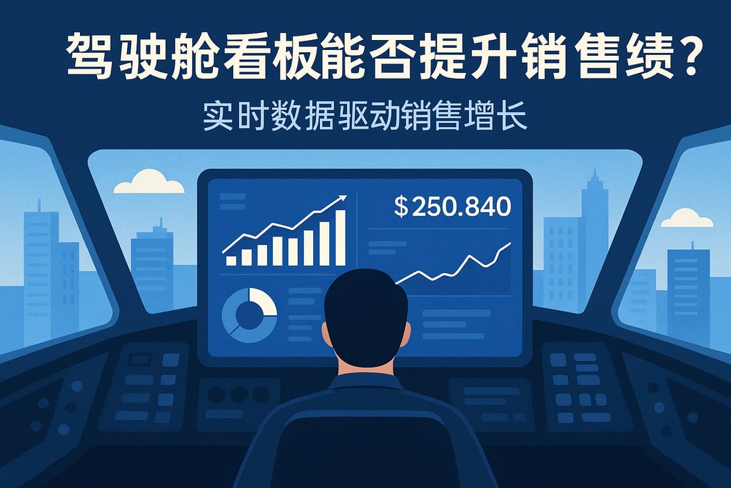 驾驶舱看板能否提升销售业绩？实时数据驱动销售增长