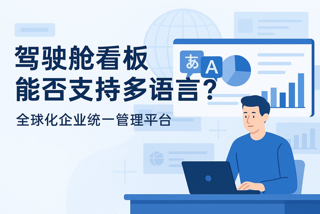 驾驶舱看板能否支持多语言？全球化企业统一管理平台