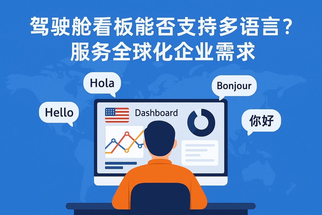 驾驶舱看板能否支持多语言？服务全球化企业需求