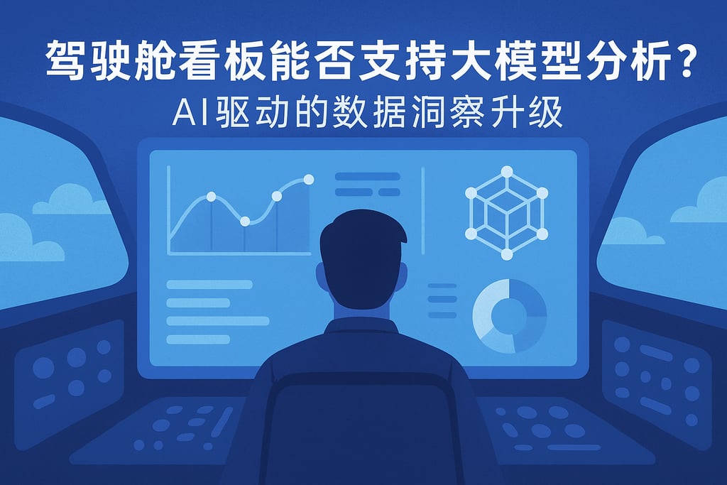 驾驶舱看板能否支持大模型分析？AI驱动的数据洞察升级