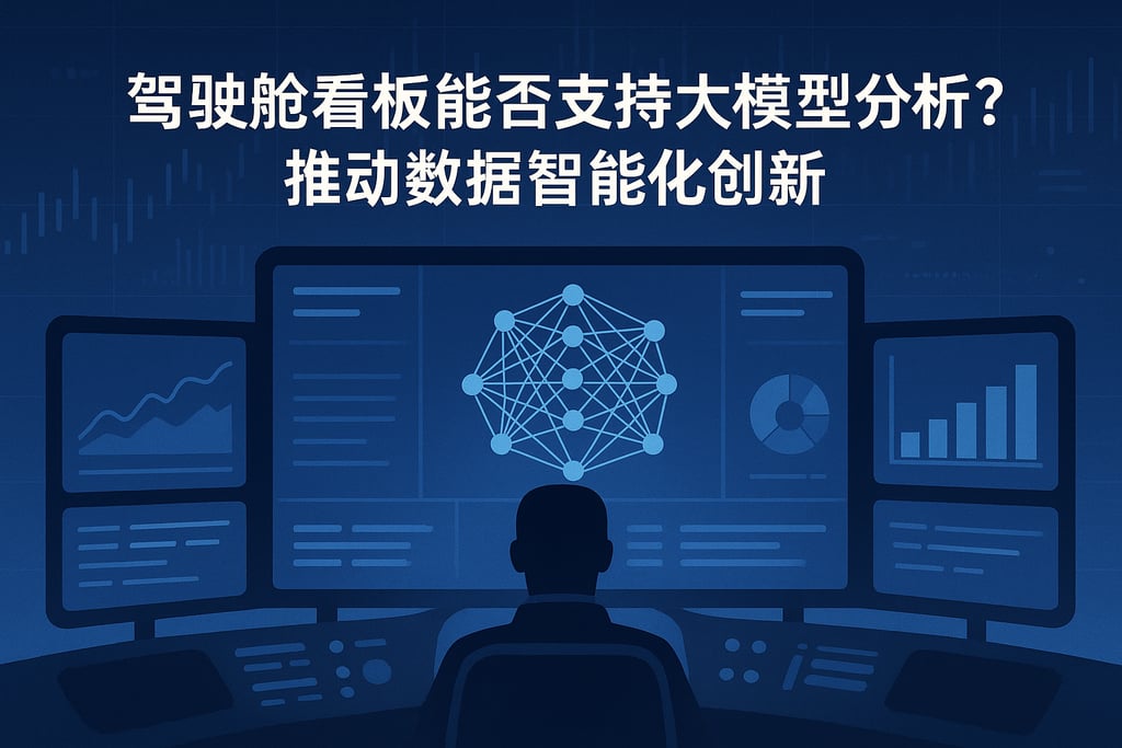 驾驶舱看板能否支持大模型分析？推动数据智能化创新